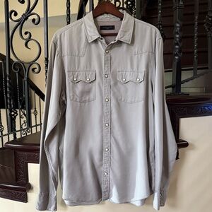 All Saints Button-Up Shirt L